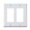 Faith Double Light Switch Cover or Outlet Wall Plate, 2-Gang 4.55 Inches x 4.63 Inches, White, 6PK DWP2-WH-06 - alternate 3